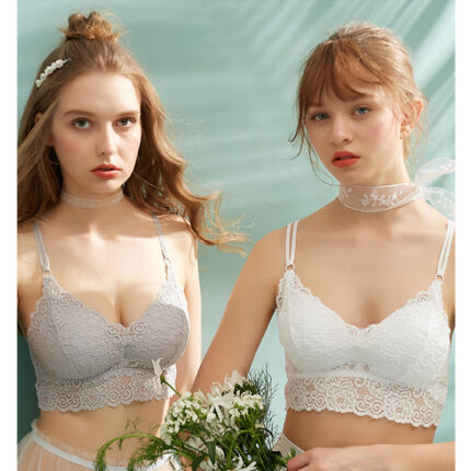 Lace underwear women without steel ring